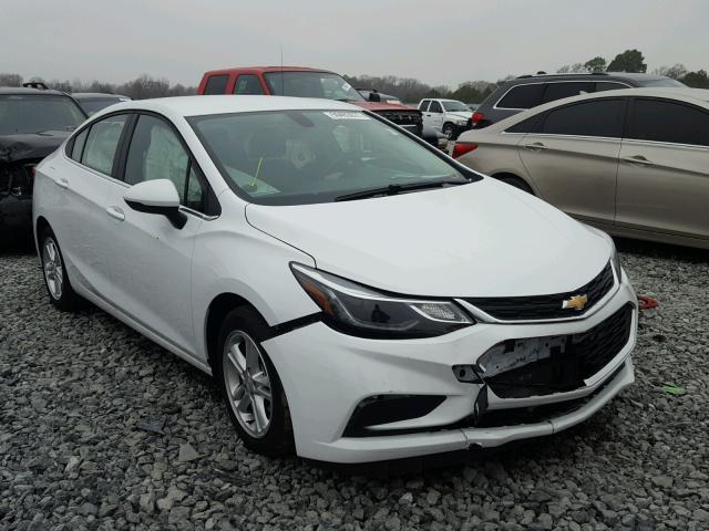 1G1BE5SM1H7123938 - 2017 CHEVROLET CRUZE LT WHITE photo 1