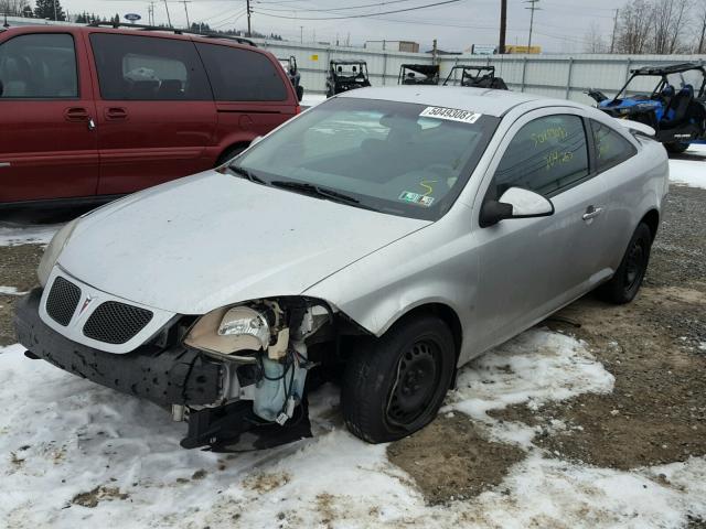 1G2AS18H397158713 - 2009 PONTIAC G5 SILVER photo 2