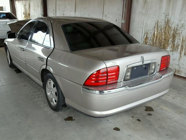 1LNHM87A22Y705791 - 2002 LINCOLN LS TAN photo 3