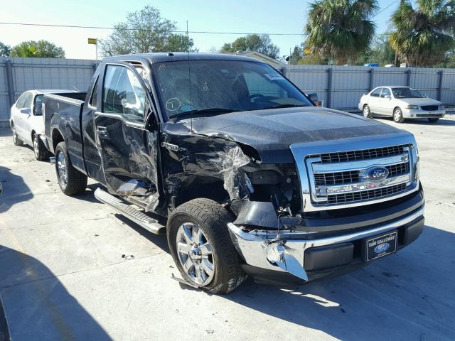 1FTEX1CM3EFA67489 - 2014 FORD F150 SUPER BLACK photo 1