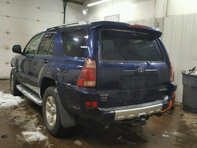 JTEBT17R538006548 - 2003 TOYOTA 4RUNNER LI BLUE photo 3