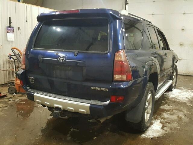 JTEBT17R538006548 - 2003 TOYOTA 4RUNNER LI BLUE photo 4