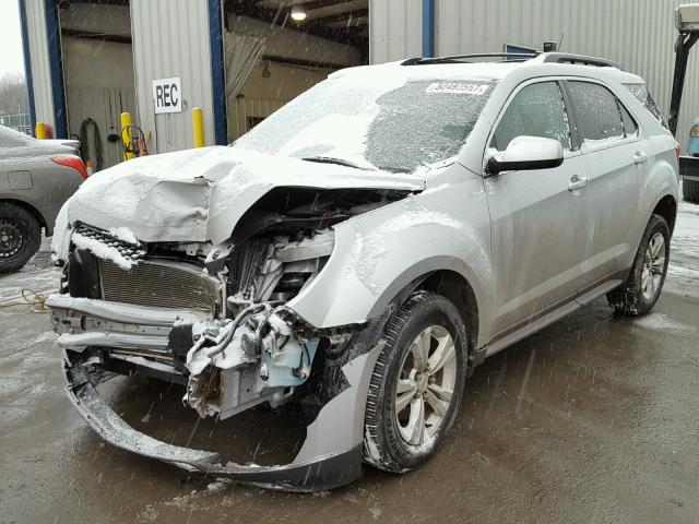 2CNFLEEW7A6316009 - 2010 CHEVROLET EQUINOX LT SILVER photo 2