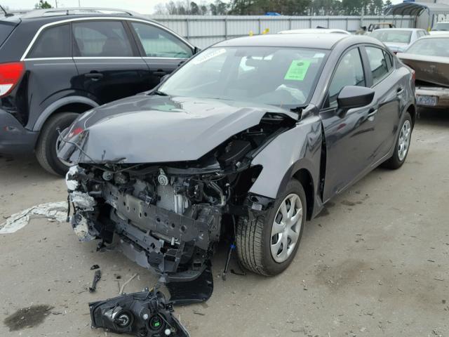 3MZBN1U71HM103845 - 2017 MAZDA 3 SPORT BLACK photo 2