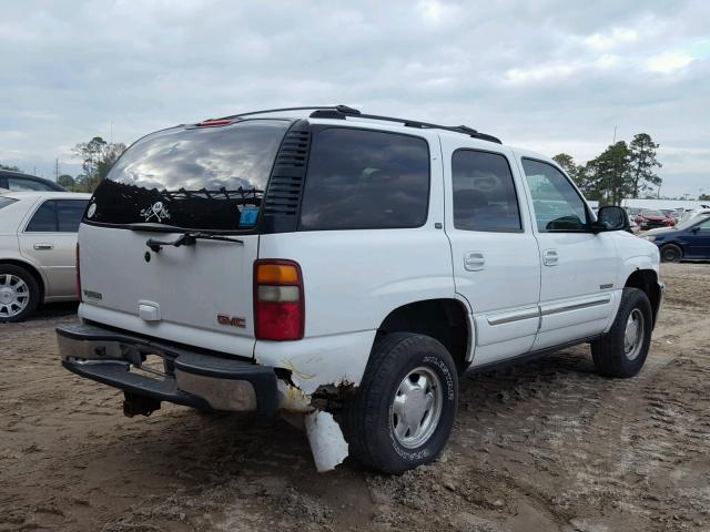 1GKEK13T43R269473 - 2003 GMC YUKON WHITE photo 4