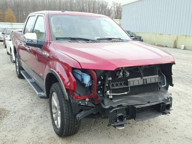 1FTEW1EG7HFA51794 - 2017 FORD F150 SUPER RED photo 1