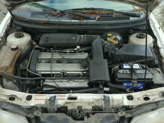 1FALP6533VK155576 - 1997 FORD CONTOUR BA WHITE photo 7