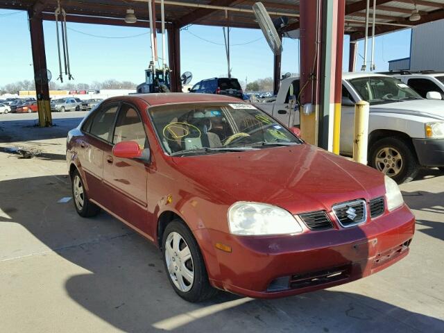 KL5JD56ZX5K141512 - 2005 SUZUKI FORENZA S RED photo 1