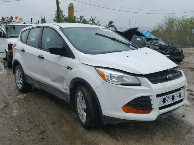 1FMCU0F74EUB10843 - 2014 FORD ESCAPE S WHITE photo 1