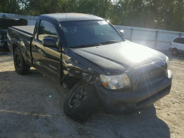 5TENX22N47Z378693 - 2007 TOYOTA TACOMA BLACK photo 1