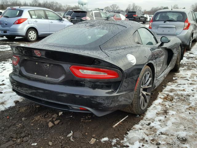 1C3ADEBZ7EV101259 - 2014 DODGE VIPER GTS BLACK photo 4