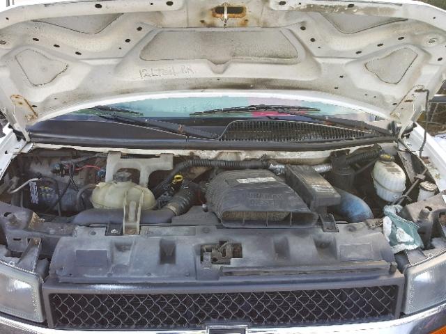 1GBJG312271169365 - 2007 CHEVROLET EXPRESS G3 WHITE photo 7