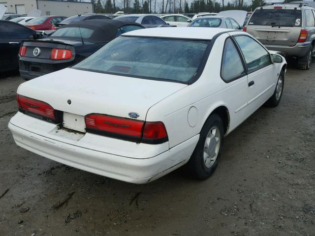 1FALP62W6SH205863 - 1995 FORD THUNDERBIR WHITE photo 4