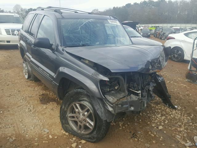 1J4GX48S94C113533 - 2004 JEEP GRAND CHER GRAY photo 1