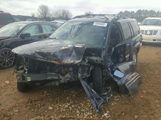 1J4GX48S94C113533 - 2004 JEEP GRAND CHER GRAY photo 2