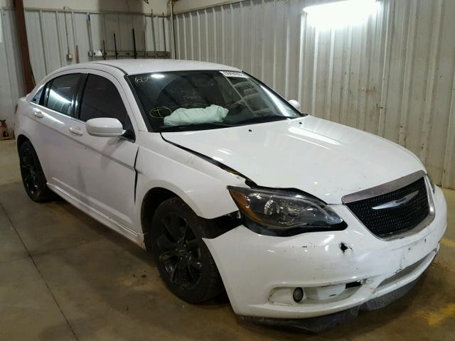 1C3CCBBG0EN164261 - 2014 CHRYSLER 200 TOURIN WHITE photo 1