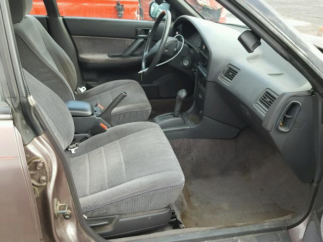 4S3BJ6323N9908676 - 1992 SUBARU LEGACY L BROWN photo 5