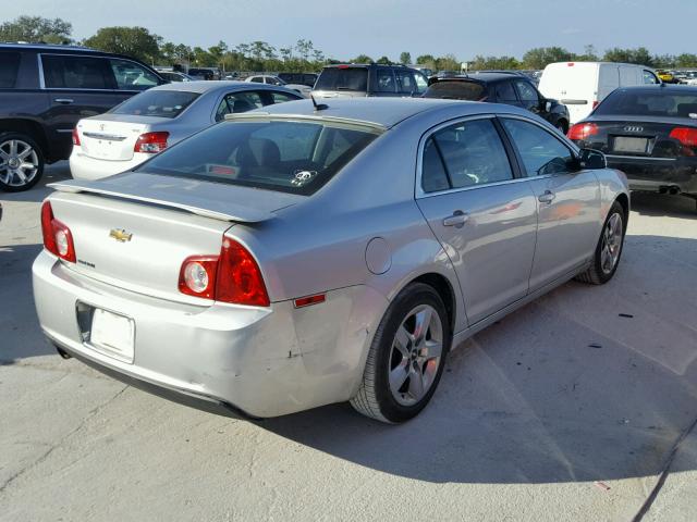 1G1ZH57B29F147962 - 2009 CHEVROLET MALIBU 1LT ვერცხლისფერი ფოტო 4