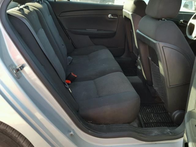 1G1ZH57B29F147962 - 2009 CHEVROLET MALIBU 1LT ვერცხლისფერი ფოტო 6