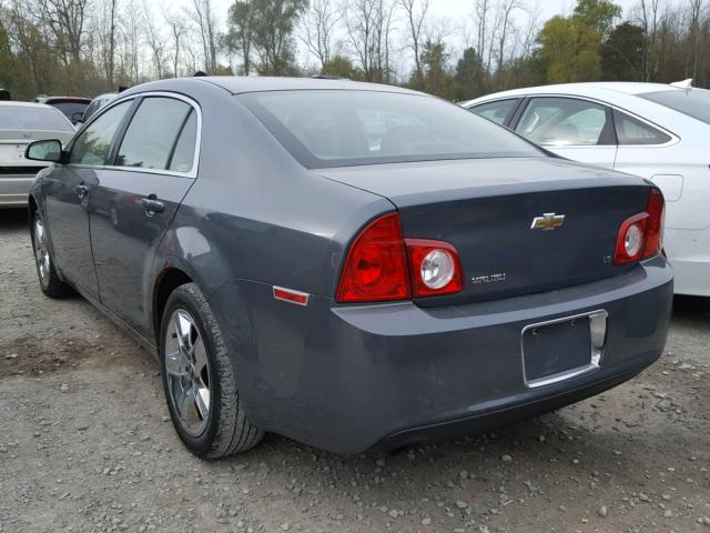 1G1ZG57B494148271 - 2009 CHEVROLET MALIBU LS ნაცრისფერი ფოტო 3