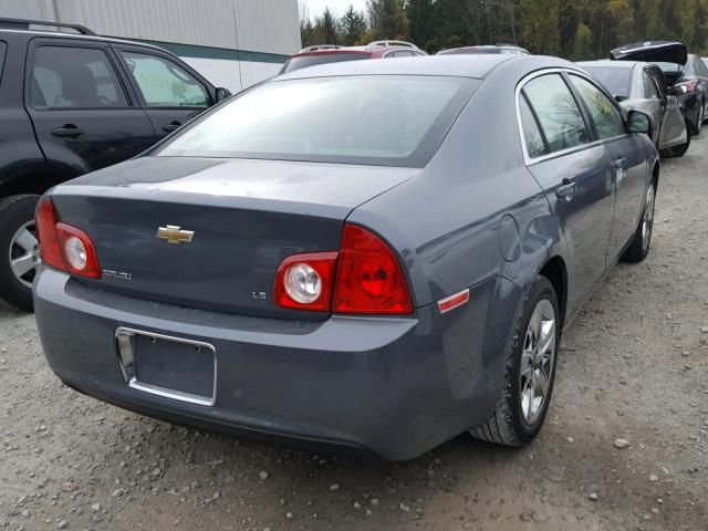 1G1ZG57B494148271 - 2009 CHEVROLET MALIBU LS ნაცრისფერი ფოტო 4