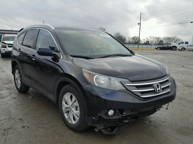 2HKRM4H79CH616601 - 2012 HONDA CR-V EXL BLACK photo 1