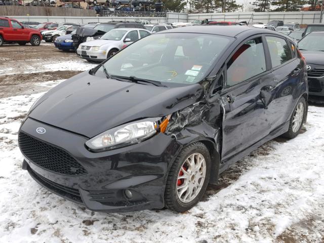 3FADP4GX8EM177493 - 2014 FORD FIESTA ST BLACK photo 2