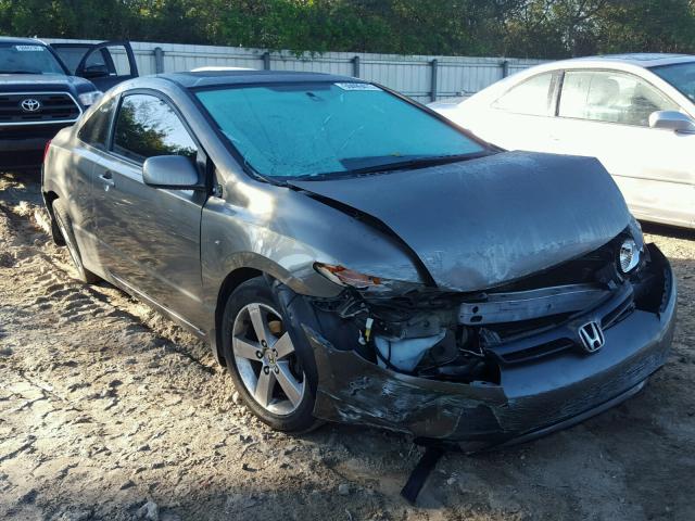 2HGFG12886H571028 - 2006 HONDA CIVIC EX ვერცხლისფერი ფოტო 1