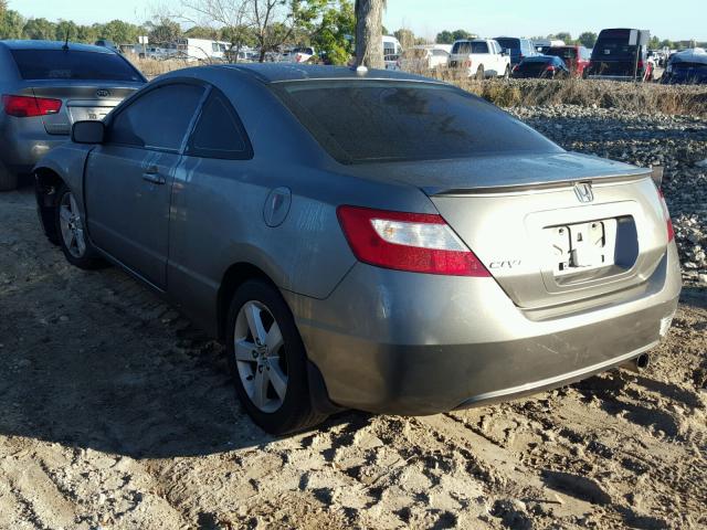 2HGFG12886H571028 - 2006 HONDA CIVIC EX ვერცხლისფერი ფოტო 3