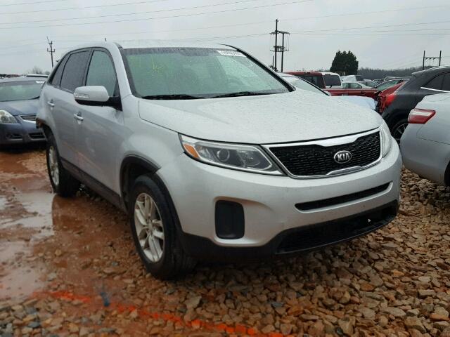 5XYKT3A6XFG611273 - 2015 KIA SORENTO LX SILVER photo 1