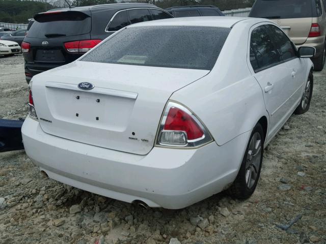 3FAFP08136R179359 - 2006 FORD FUSION SEL WHITE photo 4