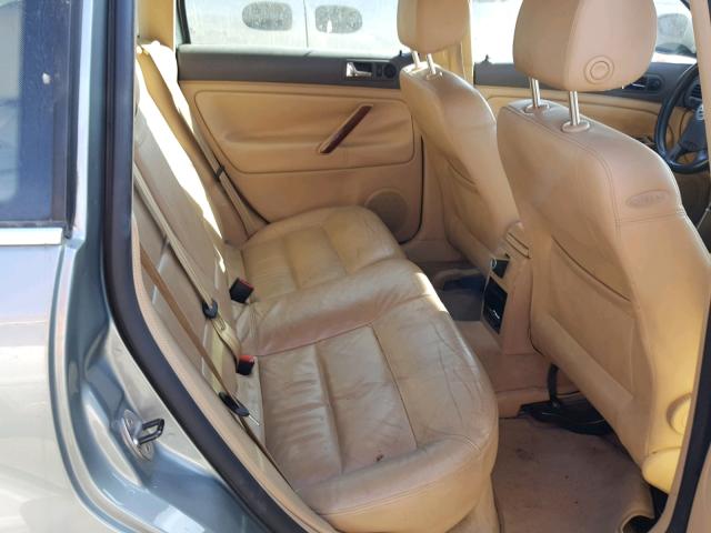 WVWWU63B75E141186 - 2005 VOLKSWAGEN PASSAT GLX GREEN photo 6