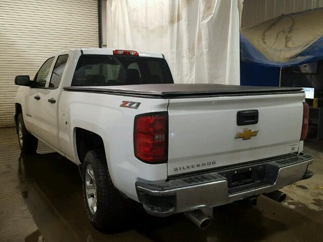 1GCVKREC6EZ380522 - 2014 CHEVROLET SILVERADO WHITE photo 3