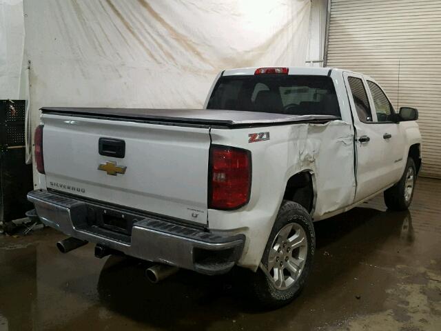 1GCVKREC6EZ380522 - 2014 CHEVROLET SILVERADO WHITE photo 4