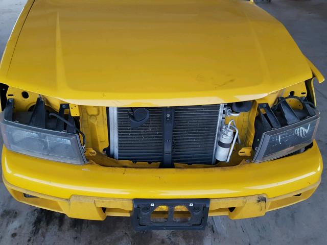 1GCCS136858150363 - 2005 CHEVROLET COLORADO YELLOW photo 7