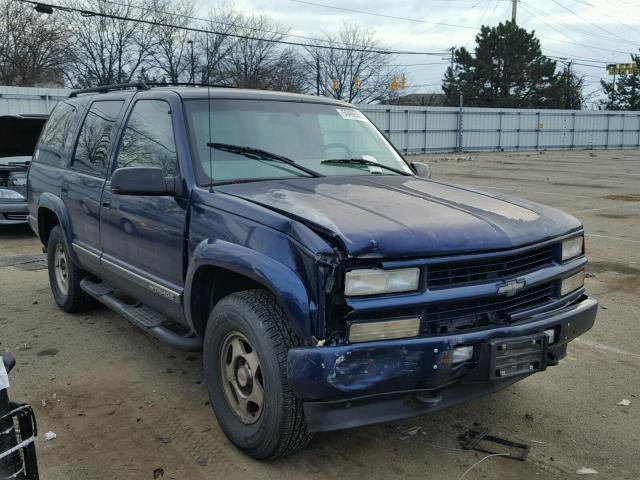 1GNEK13R8YR223756 - 2000 CHEVROLET TAHOE K150 BLUE photo 1