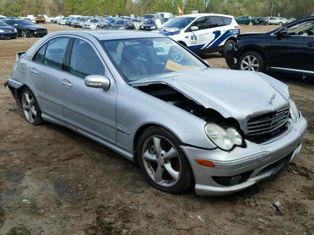 WDBRF52H26E021187 - 2006 MERCEDES-BENZ C GENERATI SILVER photo 1