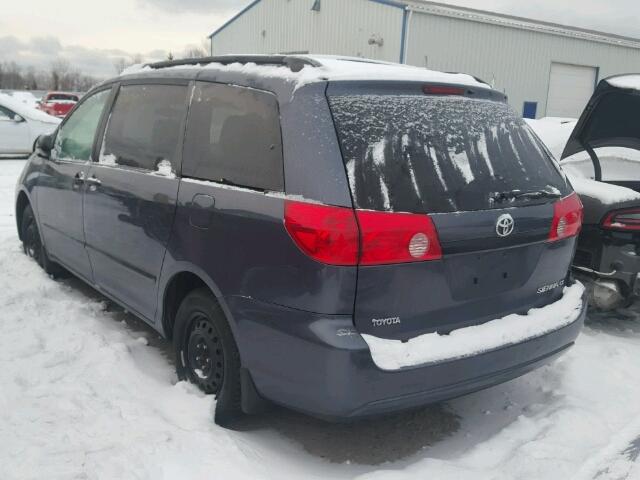 5TDZK29C79S282433 - 2009 TOYOTA SIENNA CE GRAY photo 3