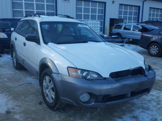 4S4BP61C257370778 - 2005 SUBARU LEGACY OUT WHITE photo 1