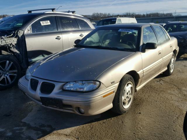 1G2NE52M7VM549672 - 1997 PONTIAC GRAND AM S TAN photo 2