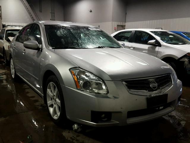 1N4BA41E98C801257 - 2008 NISSAN MAXIMA SE SILVER photo 1