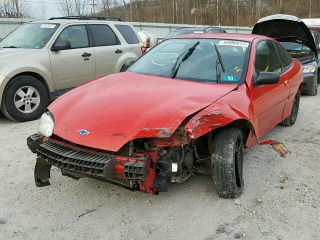 1G1JC1247Y7107477 - 2000 CHEVROLET CAVALIER RED photo 2