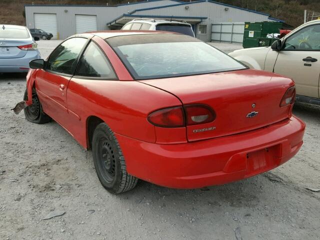 1G1JC1247Y7107477 - 2000 CHEVROLET CAVALIER RED photo 3