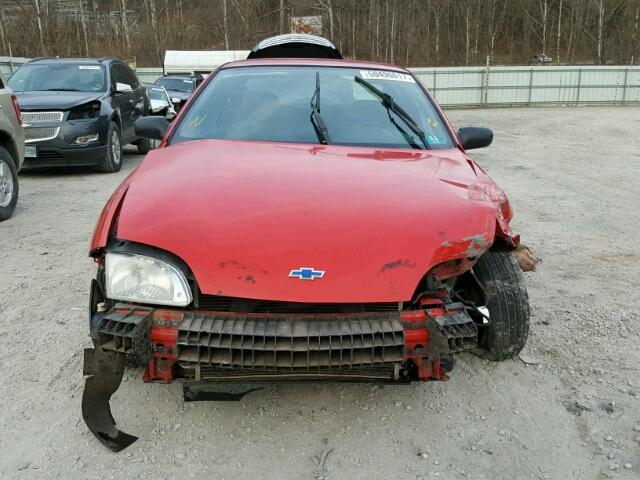 1G1JC1247Y7107477 - 2000 CHEVROLET CAVALIER RED photo 9