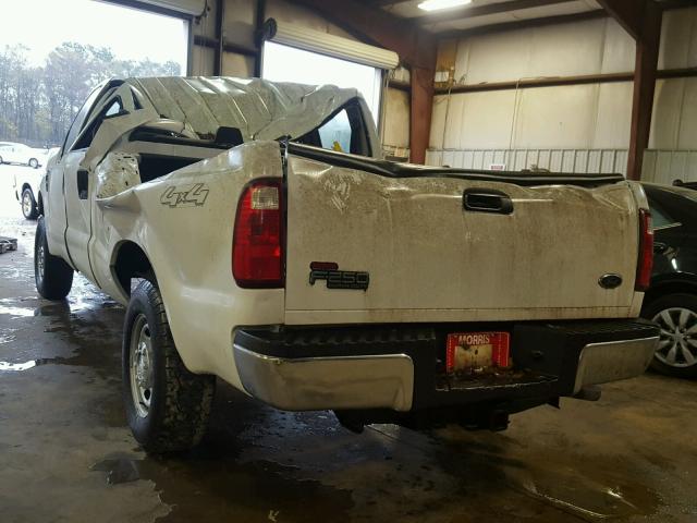 1FTSW2BR6AEB05144 - 2010 FORD F250 SUPER WHITE photo 3