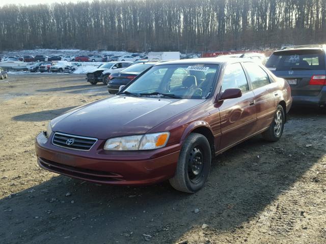 4T1BF28K4YU954775 - 2000 TOYOTA CAMRY LE MAROON photo 2