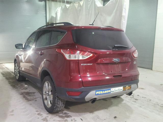 1FMCU9GXXEUD56881 - 2014 FORD ESCAPE SE RED photo 3