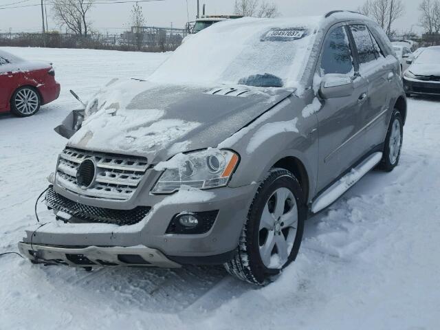 4JGBB25E59A493485 - 2009 MERCEDES-BENZ ML GRAY photo 2