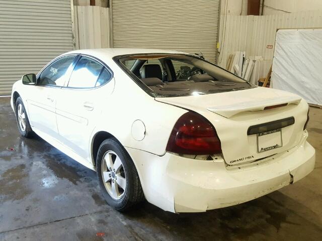 2G2WP552161222626 - 2006 PONTIAC GRAND PRIX WHITE photo 3