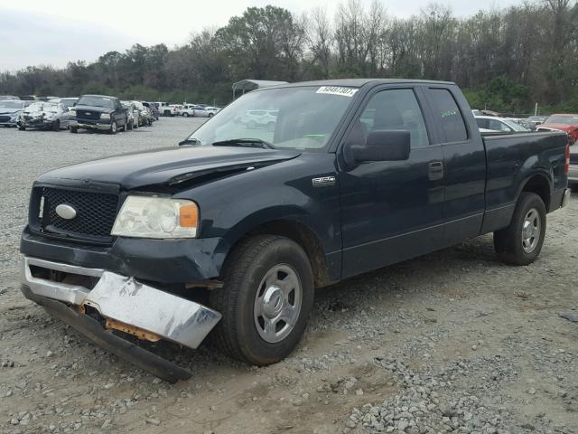 1FTPX12VX6NB67051 - 2006 FORD F150 BLUE photo 2